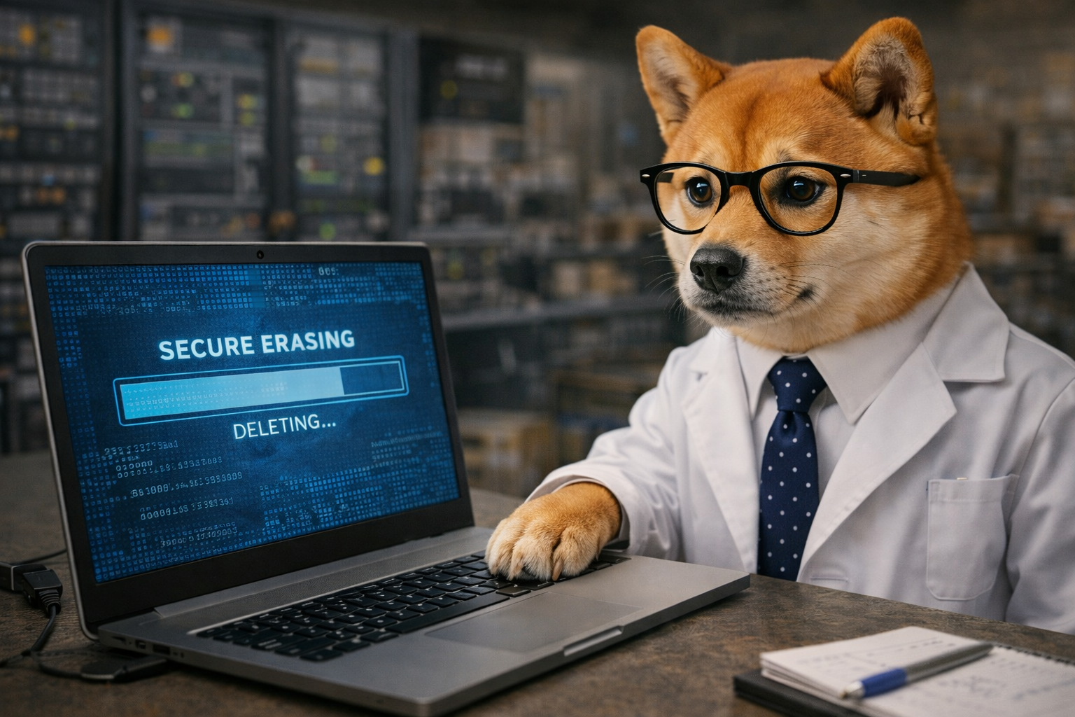 データ消去と物理破壊の全体像