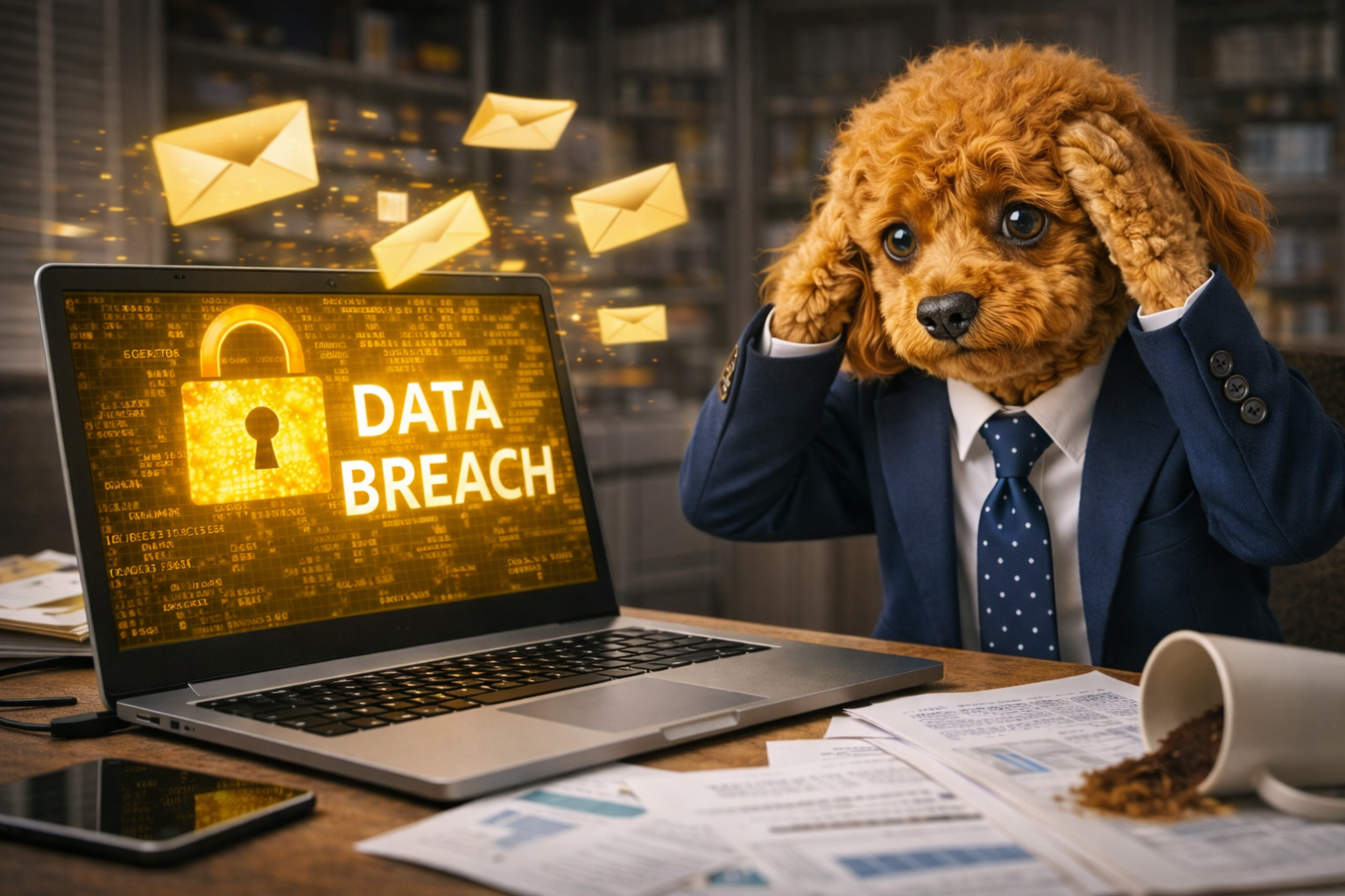 不適切な処分が情報漏えいにつながるイメージ