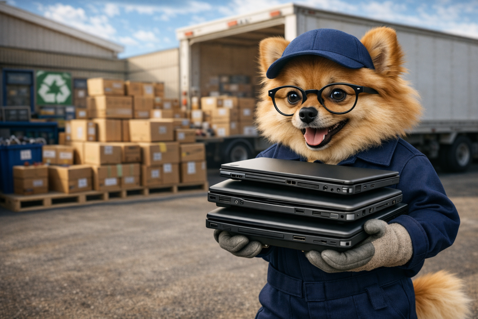 PCBankキャラクターが回収・運搬を行うイメージ